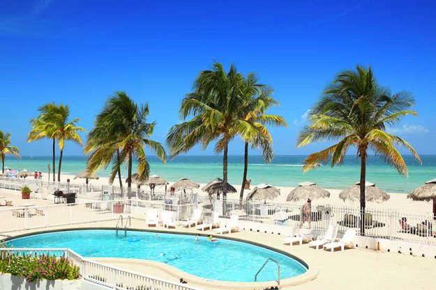 Swimming pool of luxury hotel Swimming pool of luxury hotel