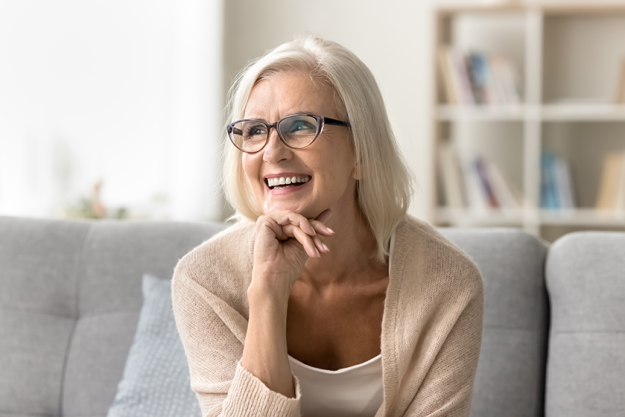happy blonde old senior woman happy blonde old senior woman