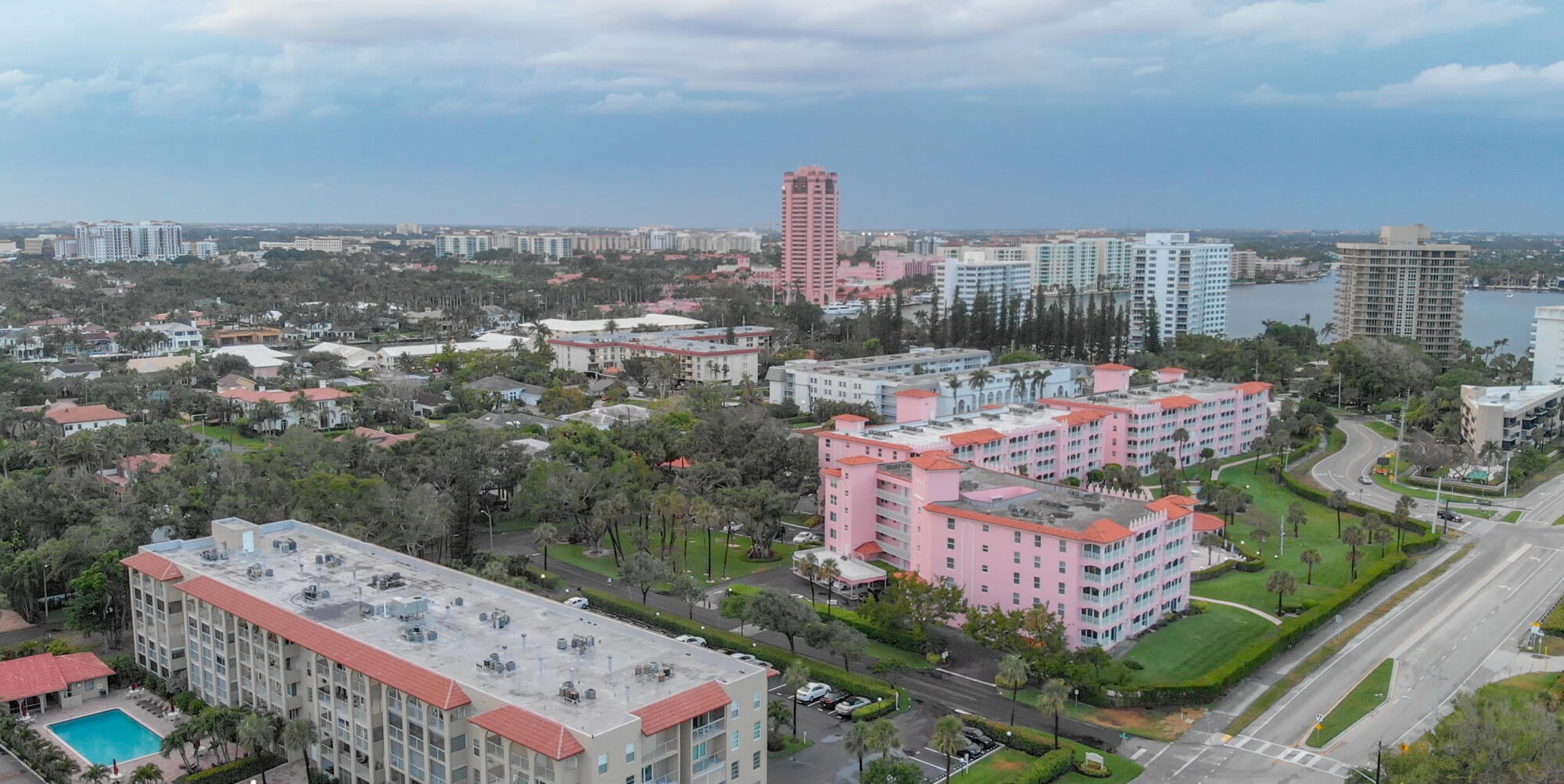 Boca,Raton,Aerial,View,,Florida,Coastline.
